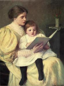 Frederick-Warren-Freer-xx-Mother-and-Child-Reading-xx-Montgomery-Museum-of-Fine-Arts